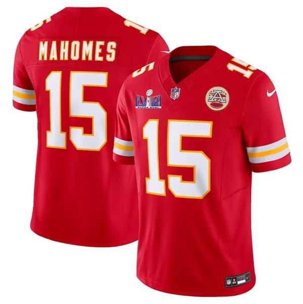 Men & Women & Youth Kansas City Chiefs #15 Patrick Mahomes Red F.U.S.E. Super Bowl LVIII Patch Vapor Untouchable Limited Jersey,We sell and wholesale Men & Women & Youth Kansas City Chiefs #15 Patrick Mahomes Red F.U.S.E. Super Bowl LVIII Patch Vapor Untouchable Limited Jersey on line form chian!